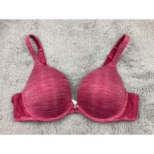 Cacique berry red boost plunge bra